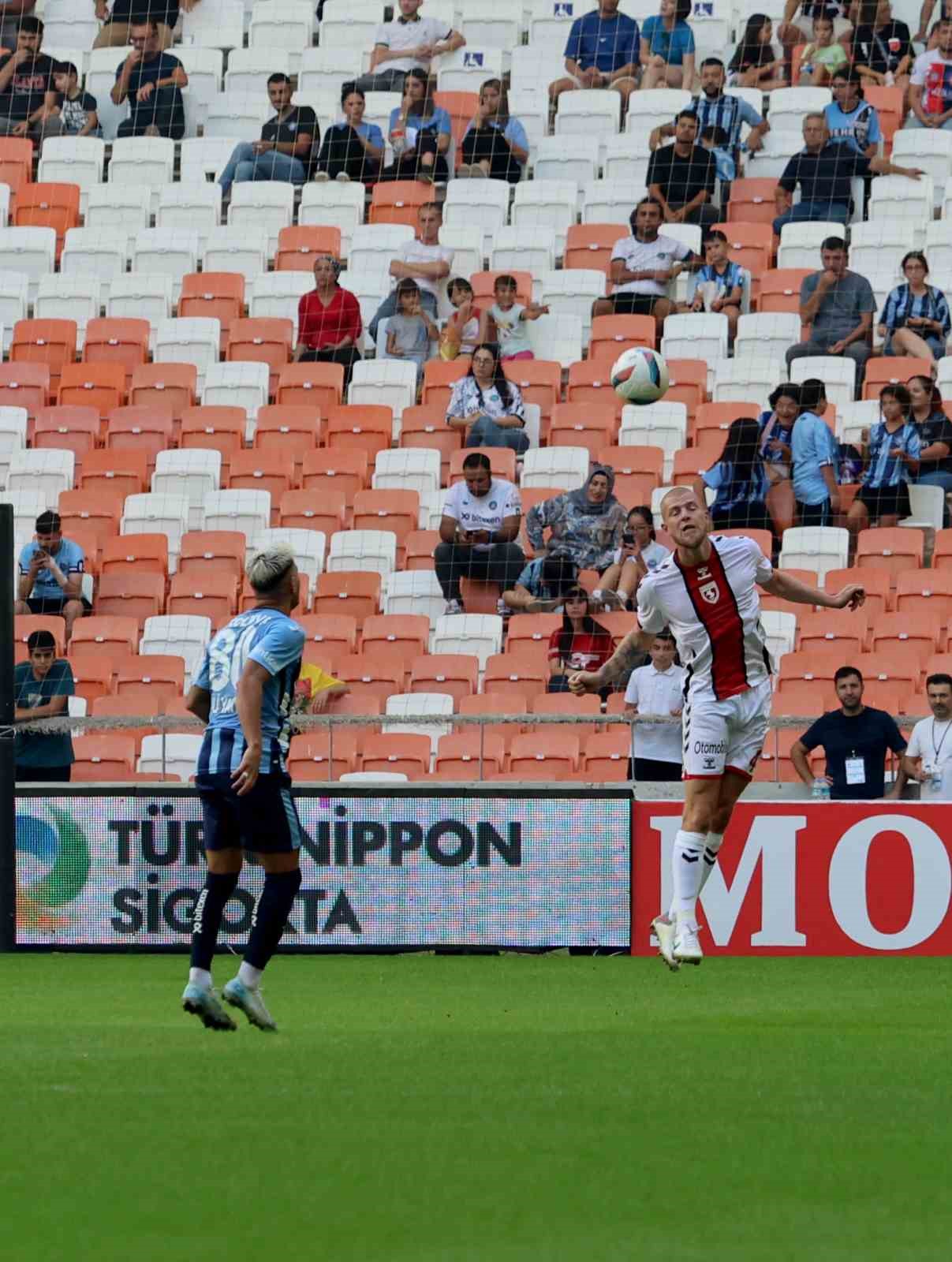 Trendyol Süper Lig: Adana Demirspor: 1 - Samsunspor:0 (İlk yarı)
