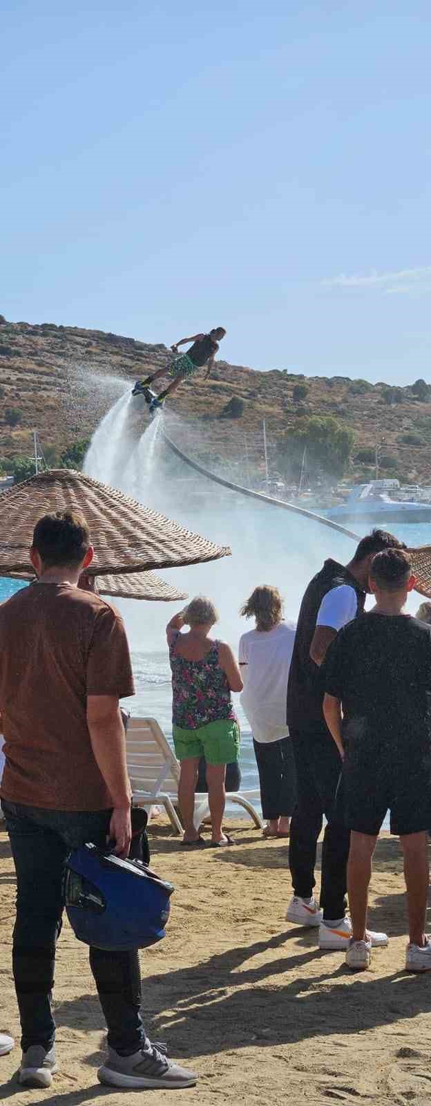 Bodrum’da turistler yüzerken büyük sürprizle karşılaştı
