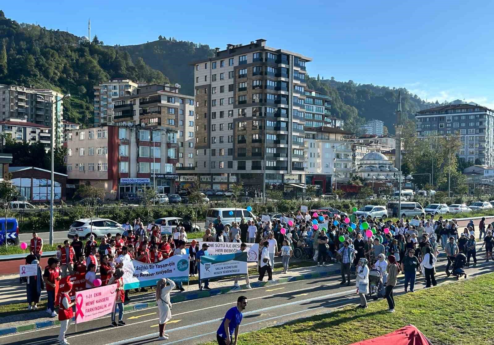 Rize’de ‘Dünya Yürüyüş Günü’ etkinliği
