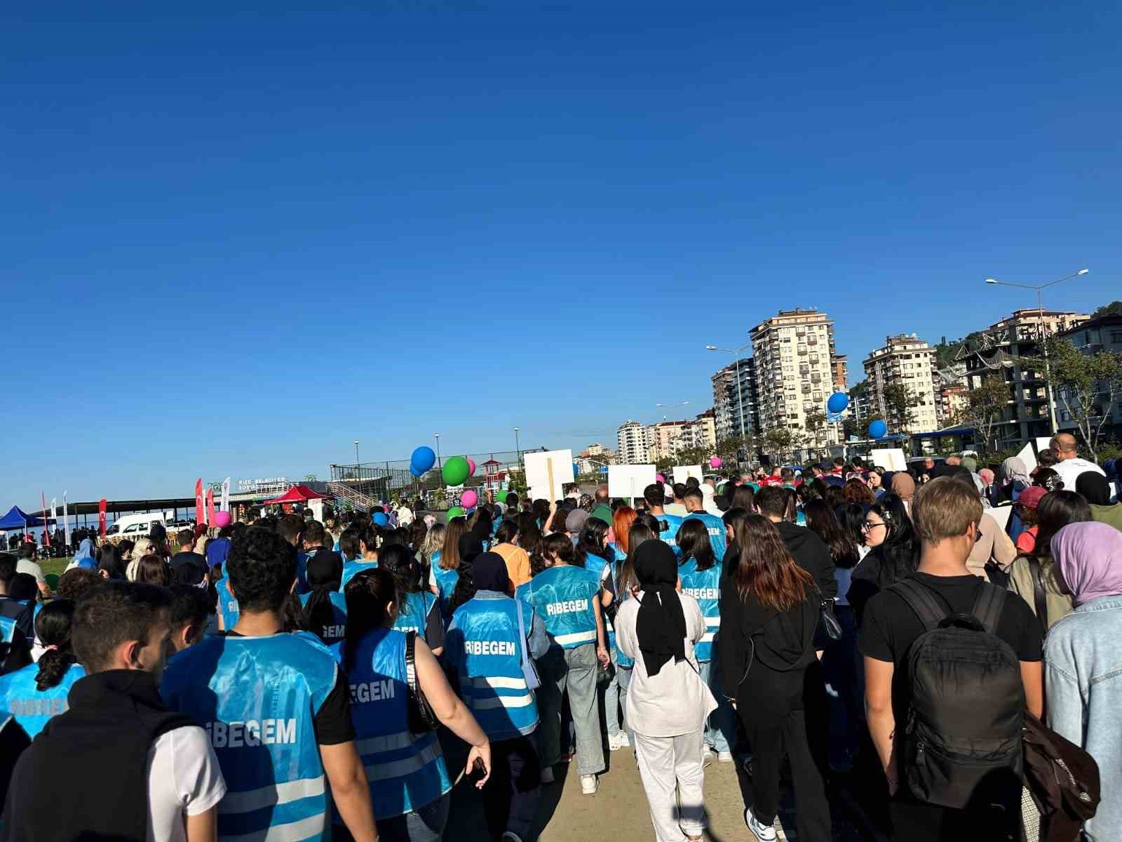 Rize’de ‘Dünya Yürüyüş Günü’ etkinliği
