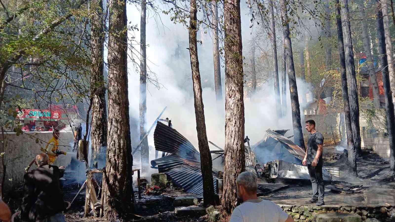 Osmaniye’de yayla evinde çıkan yangın paniğe neden oldu
