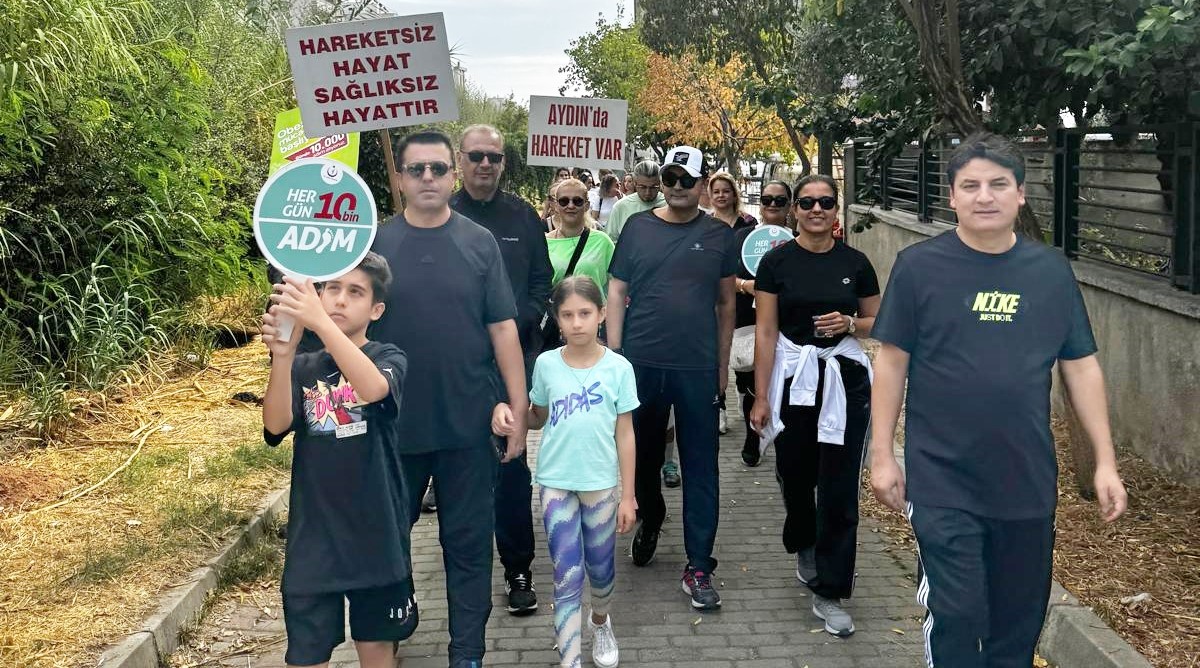 Aydın’da Sağlıklı Yaşam Yürüyüşü gerçekleşti
