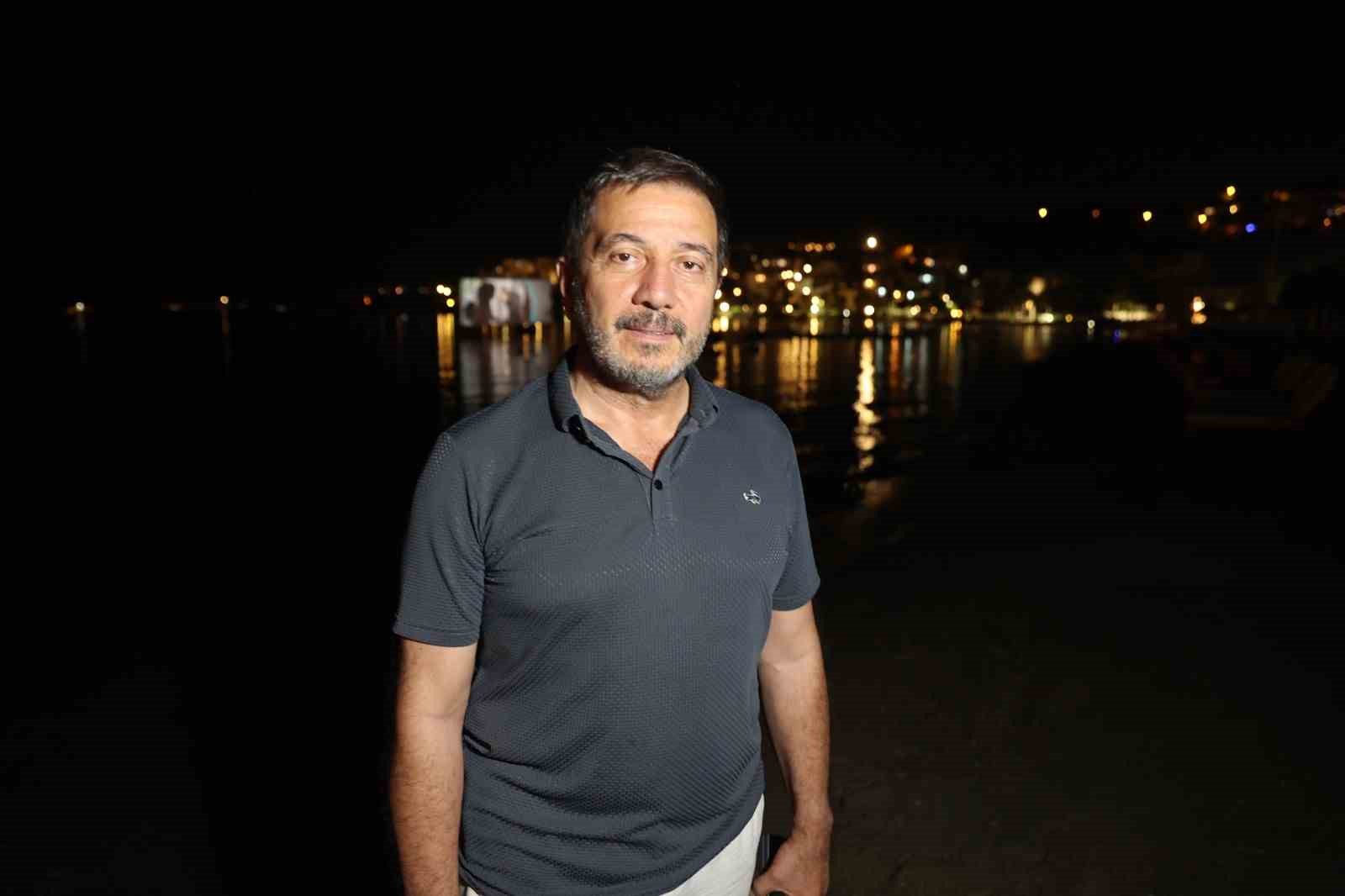 Bodrum’da deniz üstünde sinema keyfi
