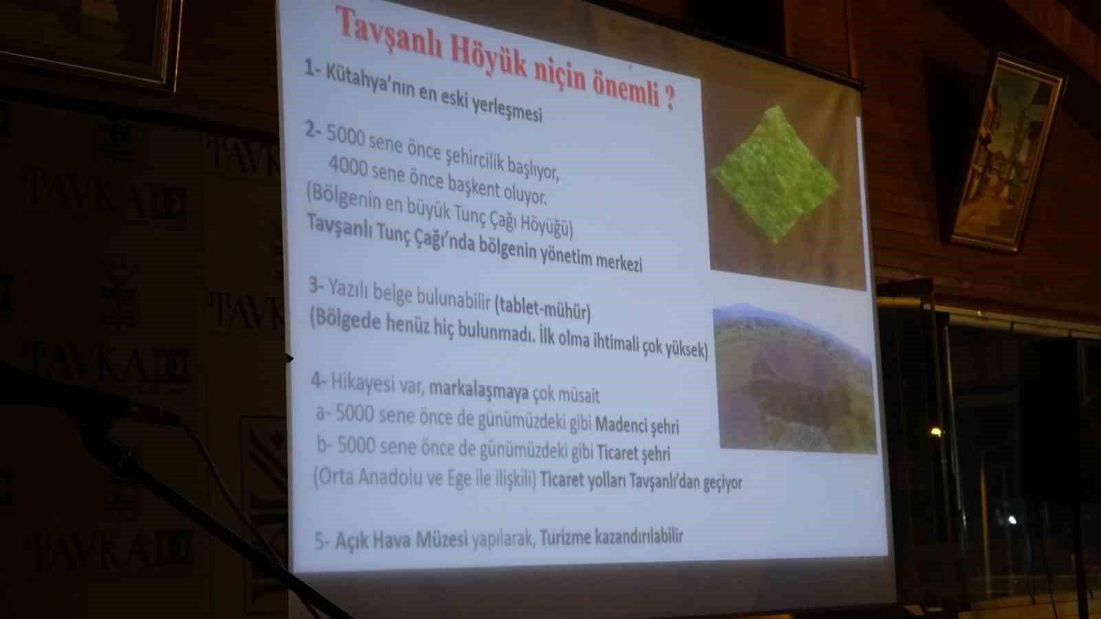 Tavşanlı Höyük için kazı destekleme derneği kuruldu
