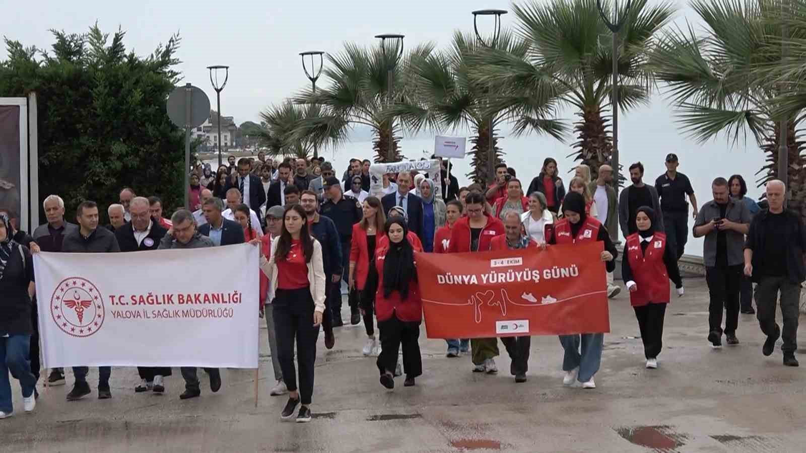 Yalova’da Dünya Yürüyüş Günü etkinliği
