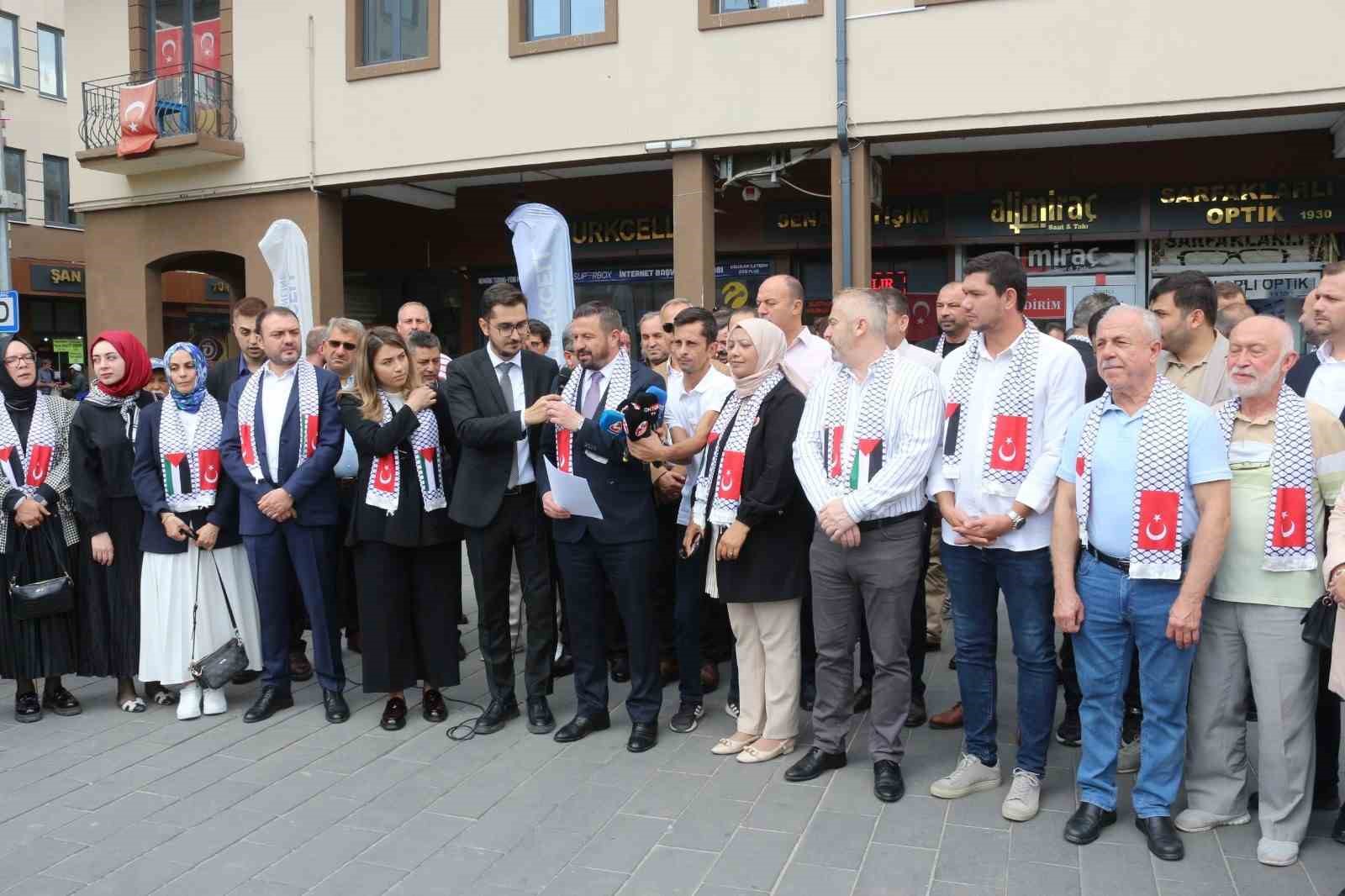 AK Parti İl Başkanlığından Gazze’ye destek
