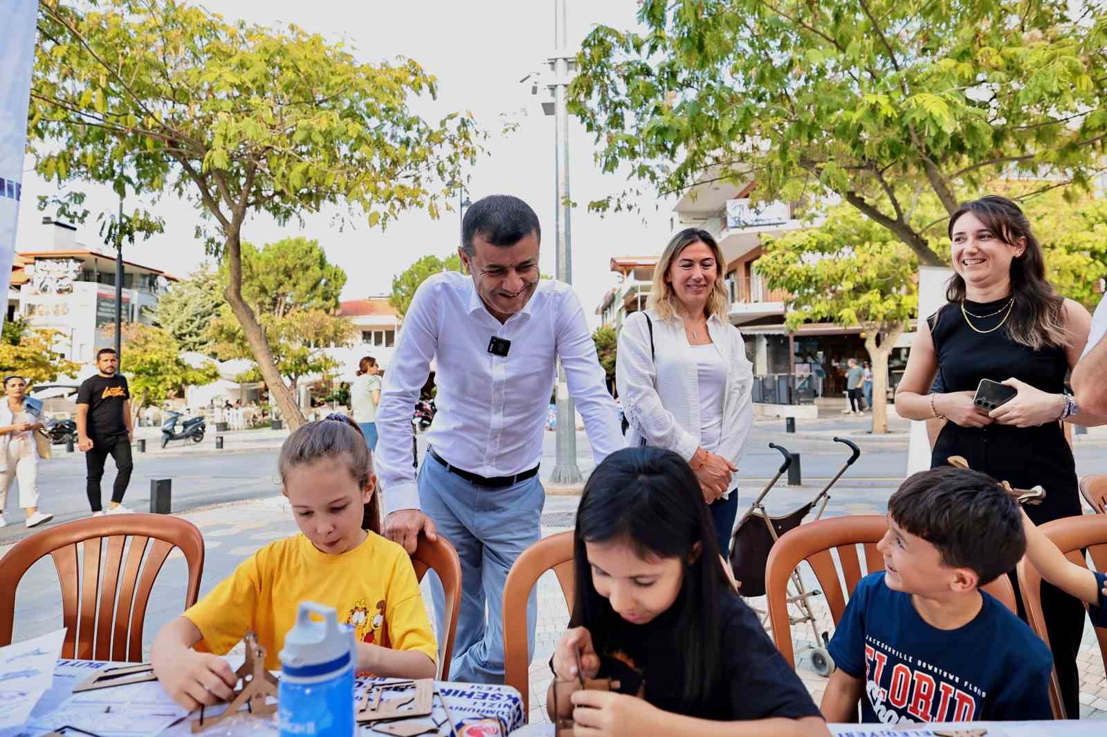 Çamlık Bulvarı çocuklar için trafiğe kapatıldı
