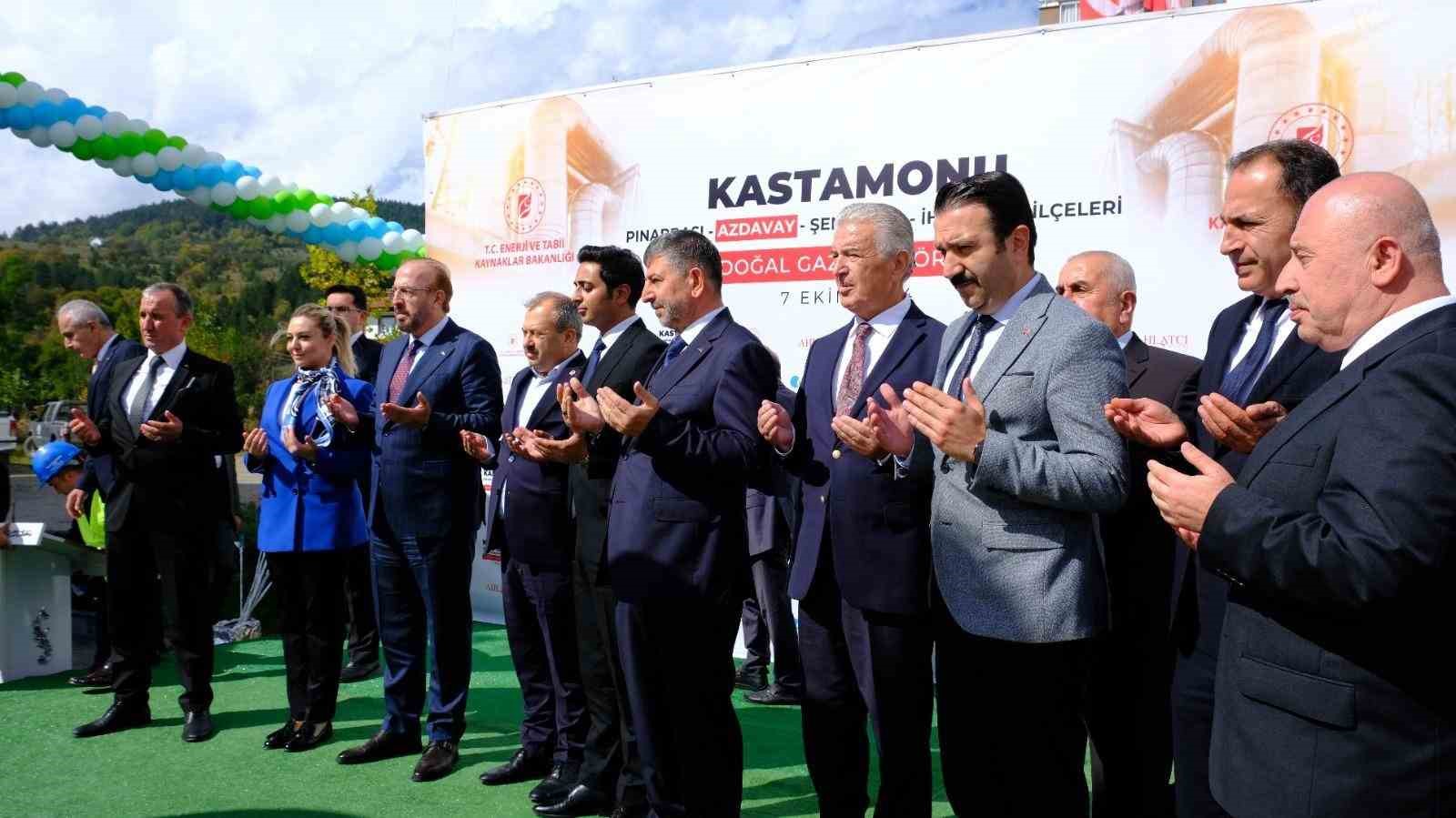 Kastamonu’da 4 ilçeye daha doğalgaz verildi
