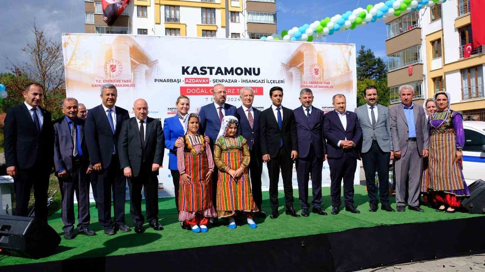 Kastamonu’da 4 ilçeye daha doğalgaz verildi
