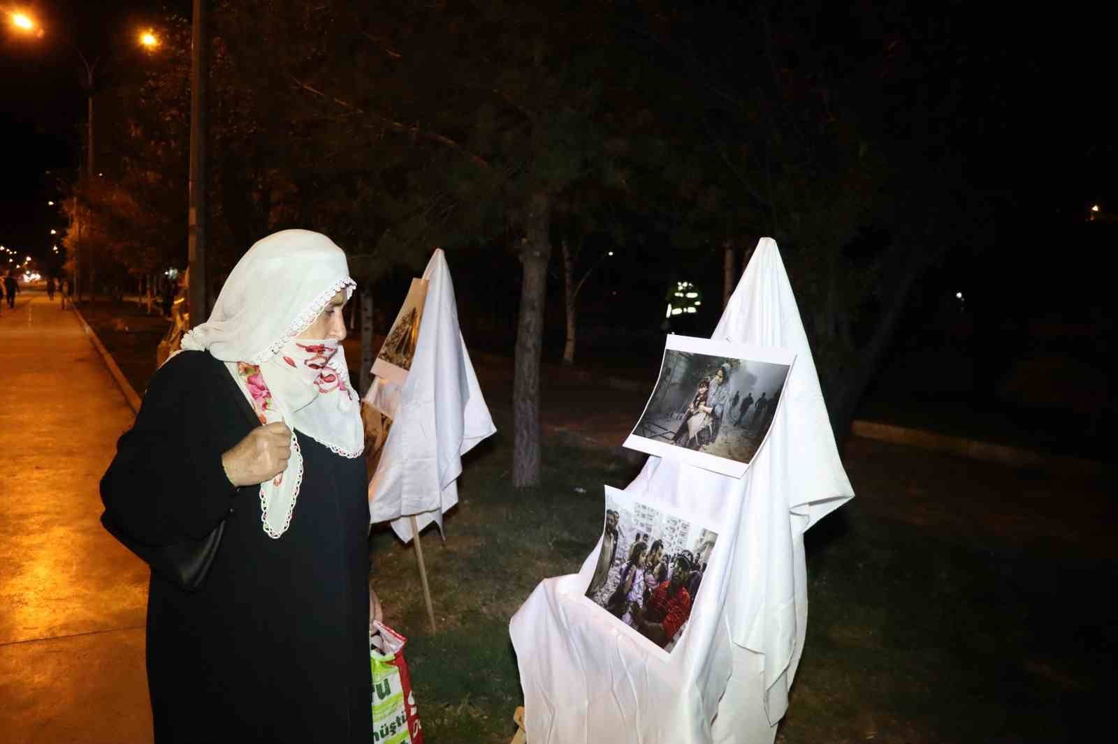 Oltu’da Filistin’e destek yürüyüşü düzenlendi
