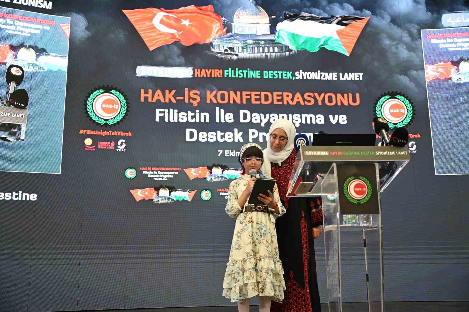 HAK-İŞ’ten Filistin dayanışması
