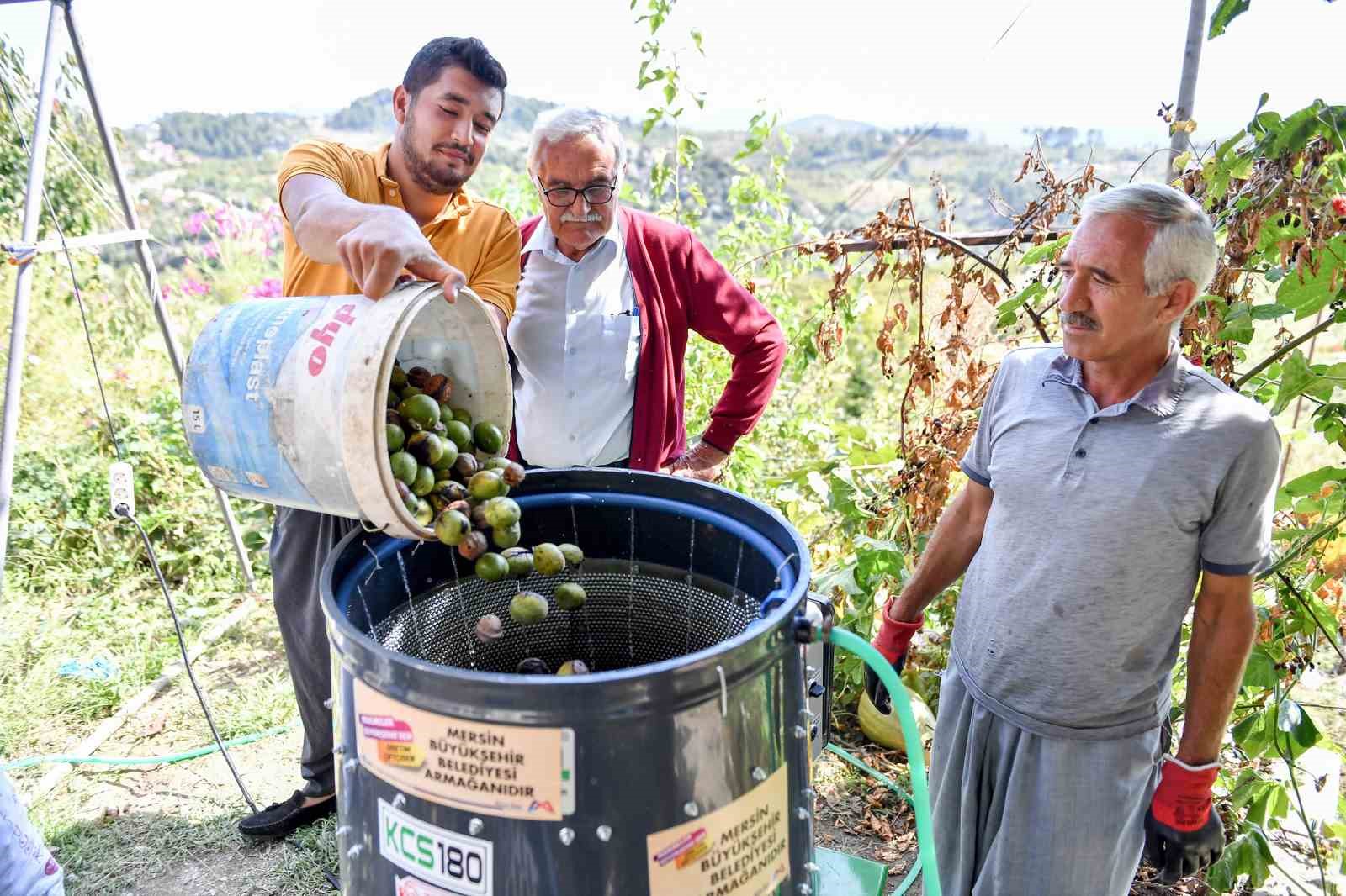 Belediyeden üreticilere ’ceviz soyma makinesi’ desteği
