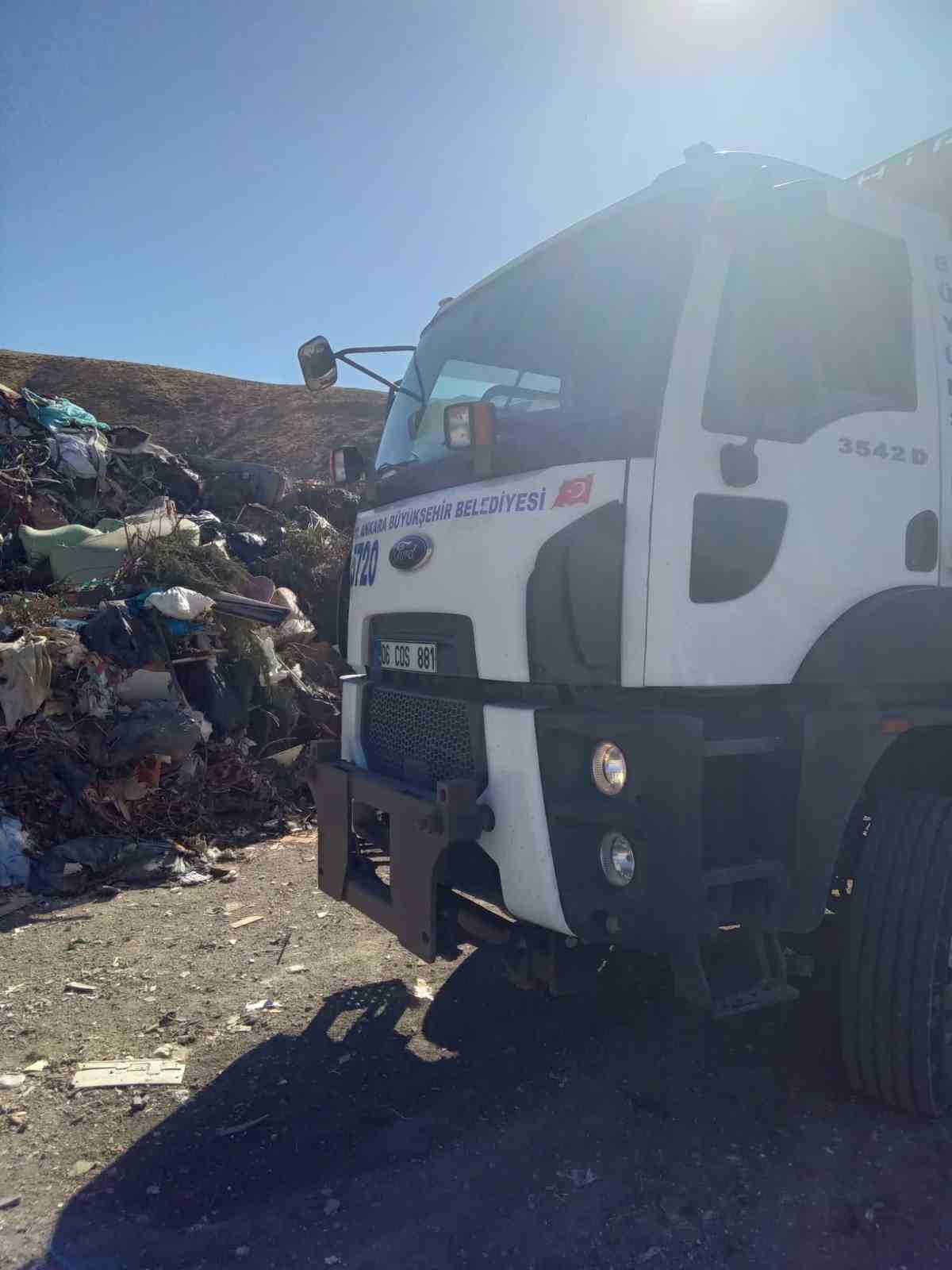 Ankara Büyükşehir ve Yenimahalle Belediyelerine kaçak döküm cezası
