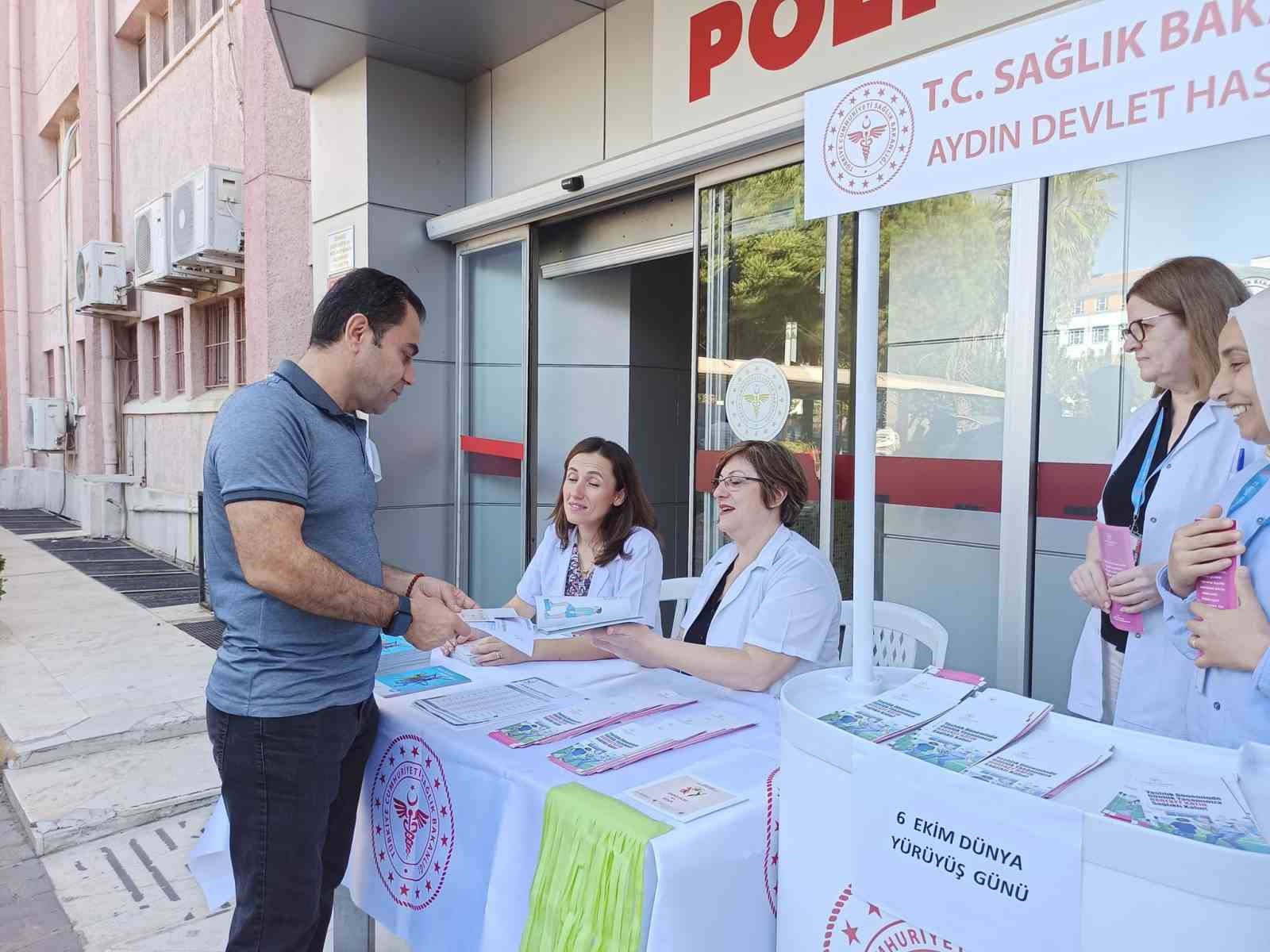 Aydın Devlet Hastanesi fiziksel aktiviteye dikkat çekti
