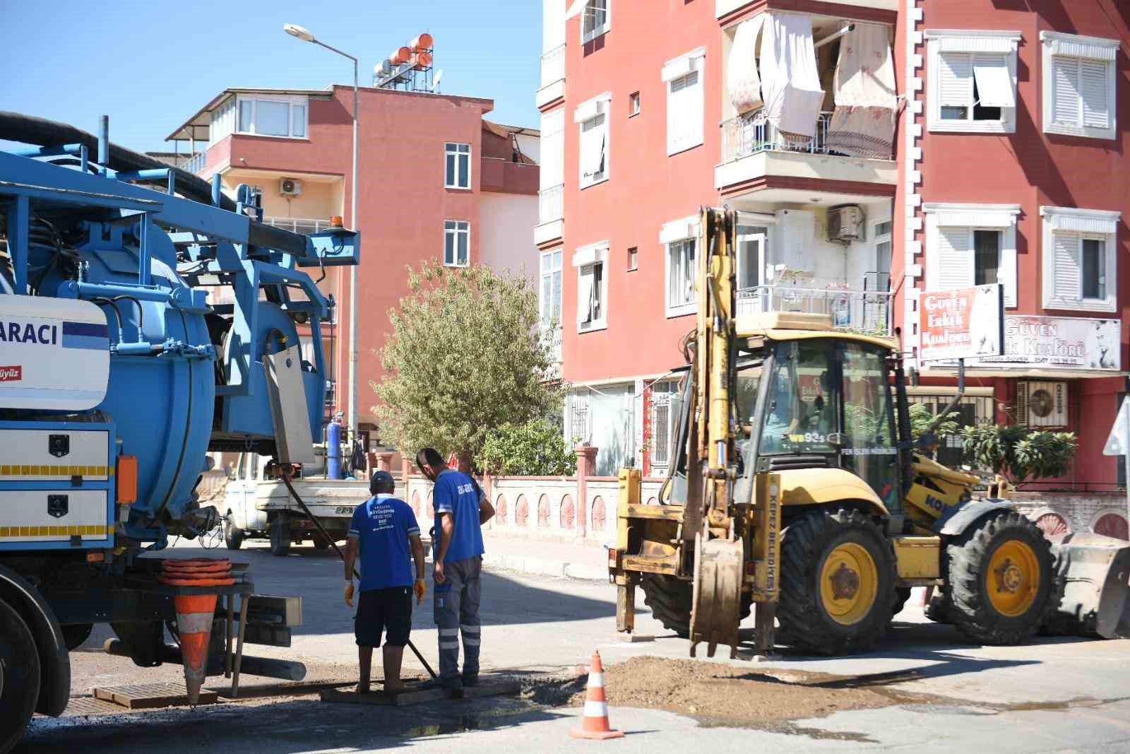 Kepez’de su baskınlarına karşı etkin mücadele
