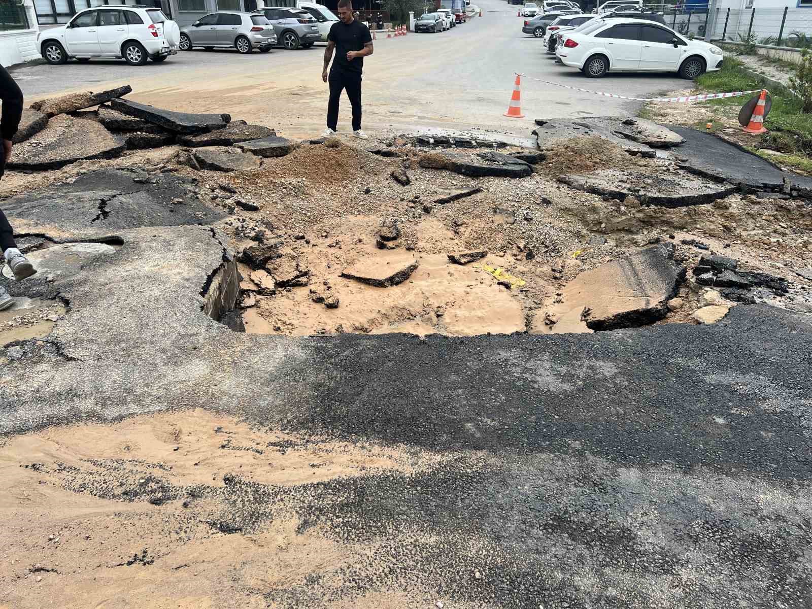 Sinop’ta ana isale hattındaki arıza gideriliyor
