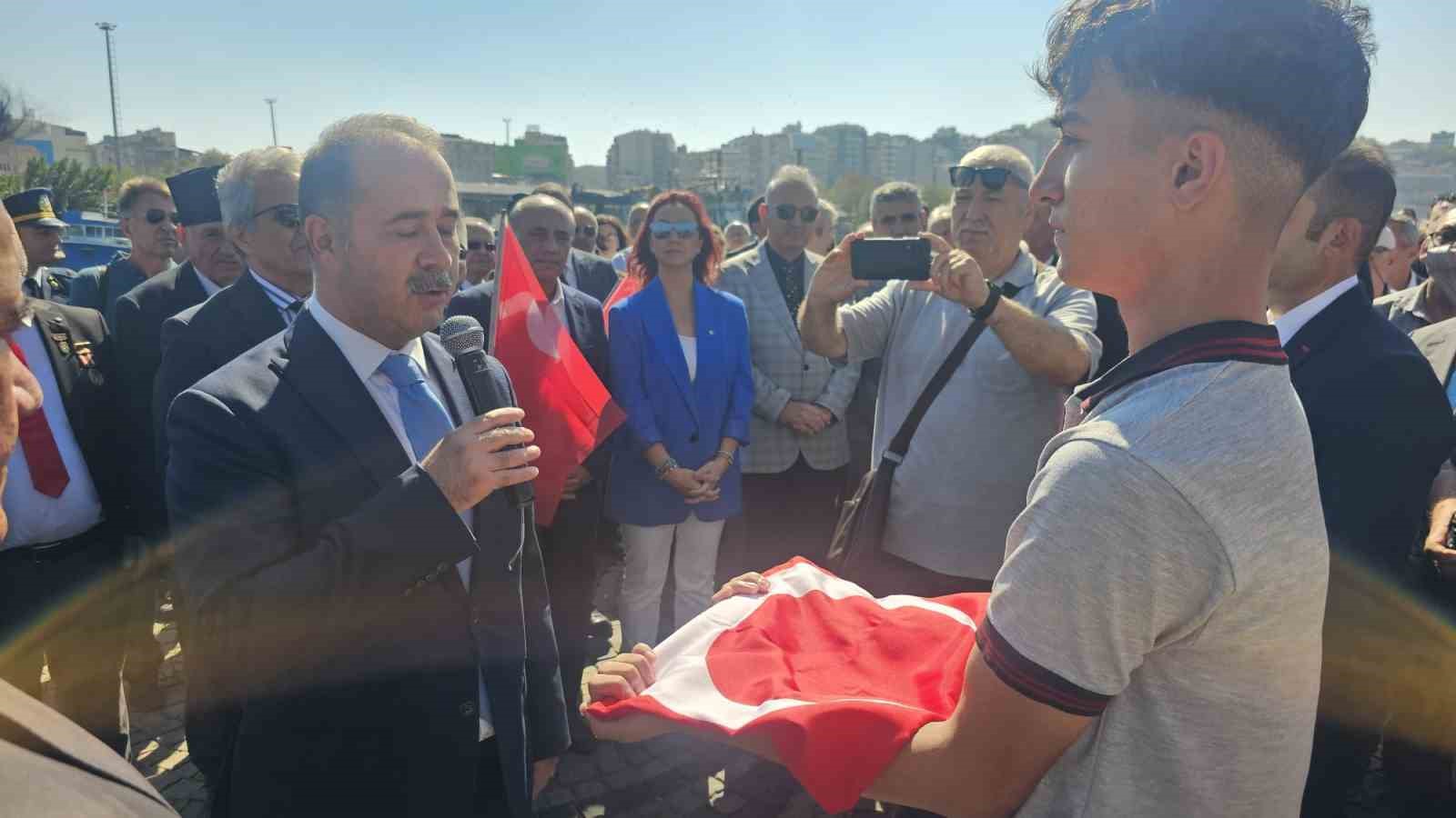 Atatürk’ün Bandırma’ya gelişinin 99.yıldönümü kutlandı
