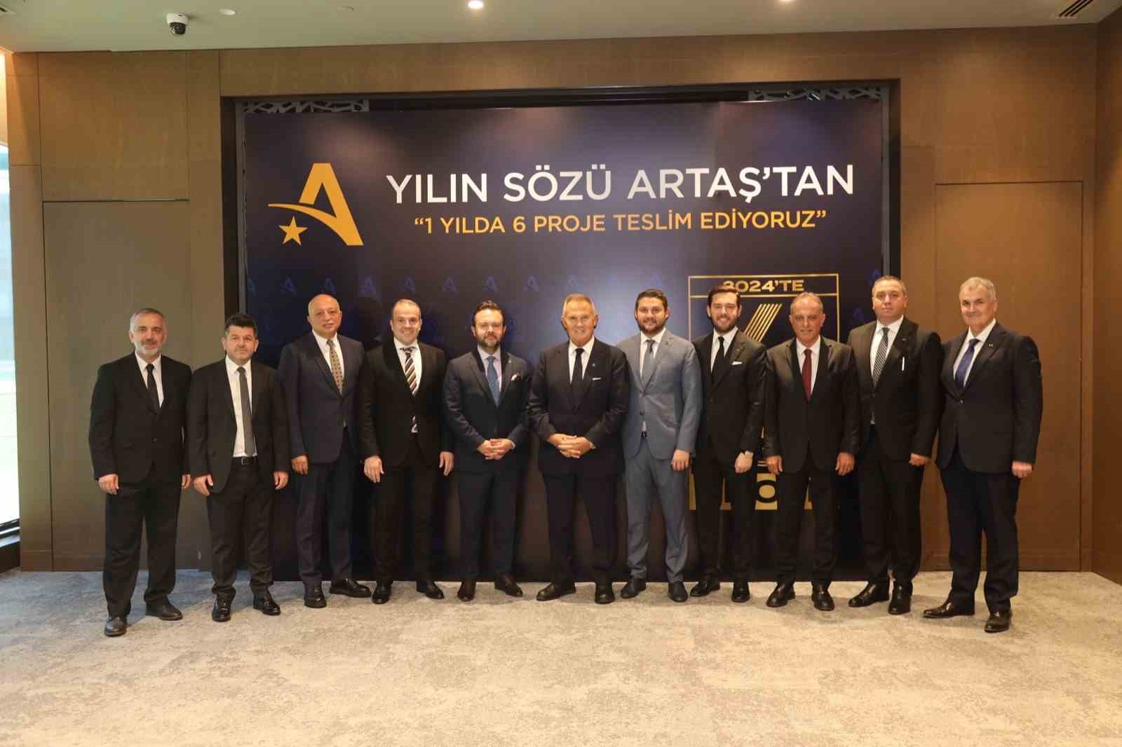 Artaş İnşaat 6 projesini 2024 bitmeden teslim edeceğini duyurdu
