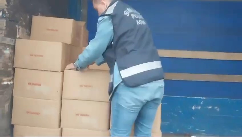 Samsun’da 3 ton kaçak etil alkol ele geçirildi
