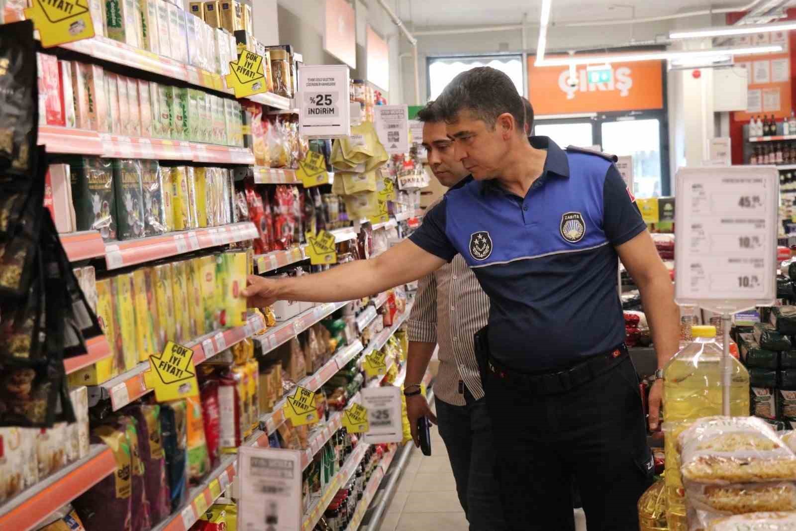 Bozdoğan’da marketler denetlendi
