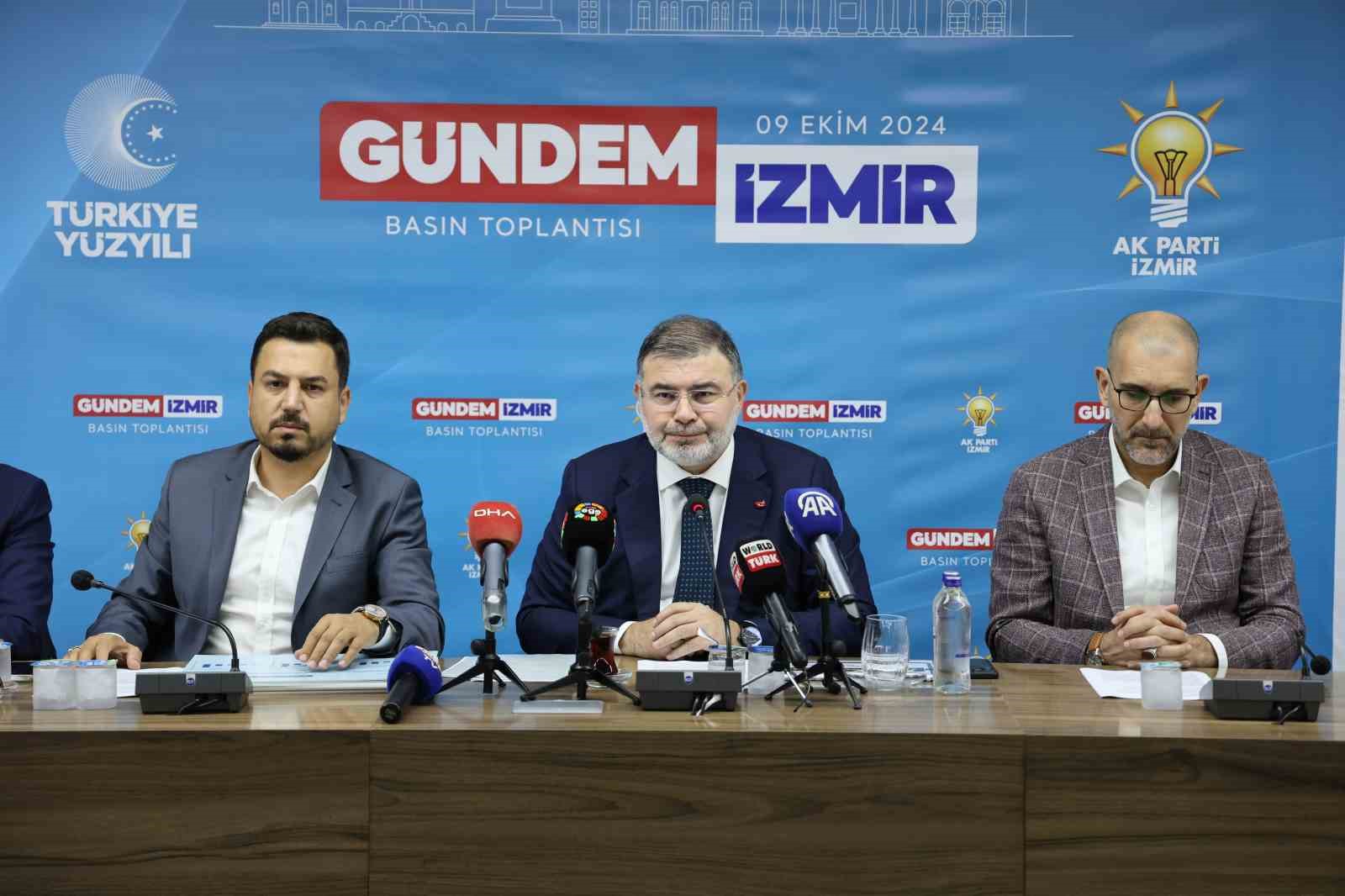 AK Parti İzmir İl Başkanı Saygılı: “Başarısız yönetim İzmir Körfezi’ni adeta bir zehir çukuruna çevirdi