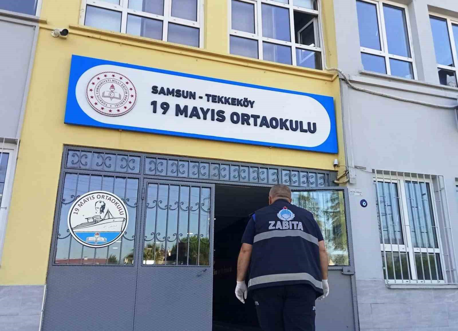 Tekkeköy’de okul kantinleri denetlendi
