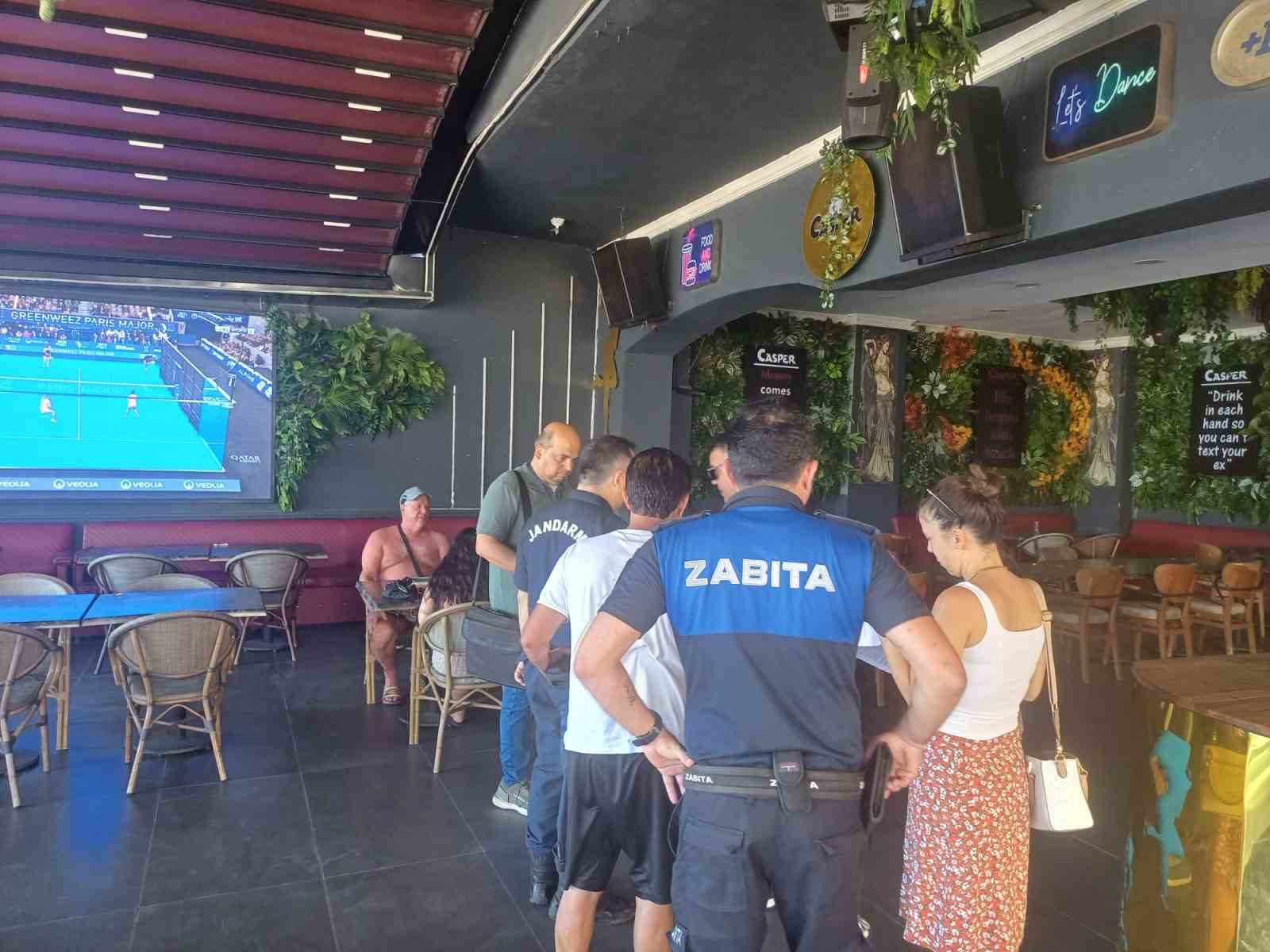 Marmaris’te zabıtadan nargile ve tütün denetimi
