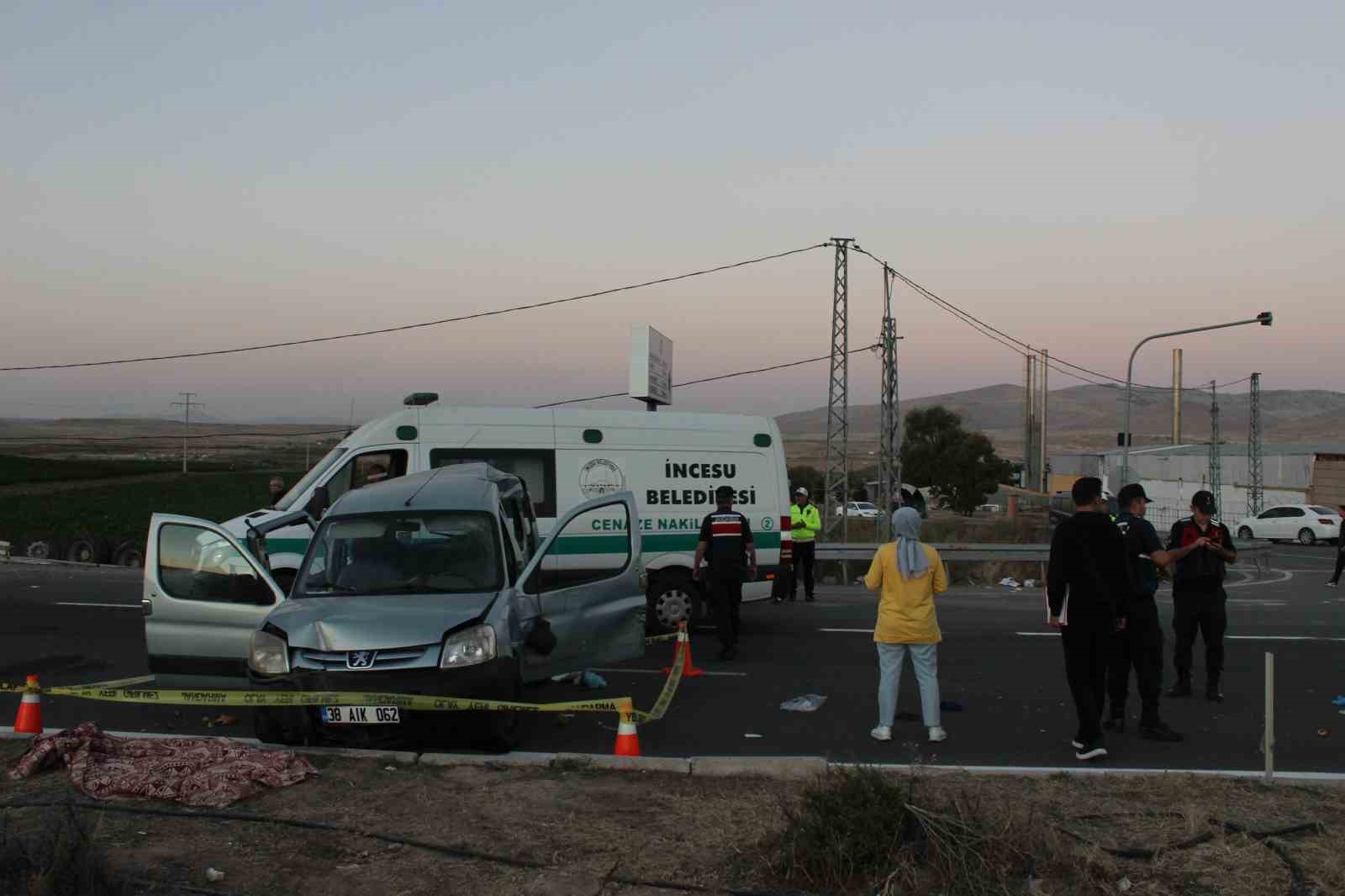 Kayseri’deki feci kazada ölü sayısı 2’ye yükseldi
