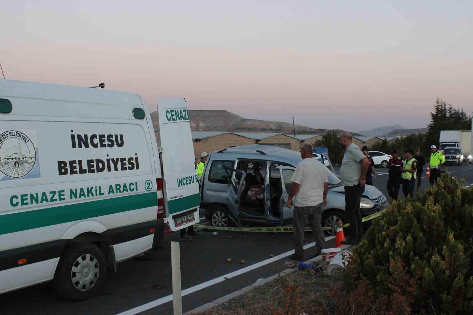 Kayseri’deki feci kazada ölü sayısı 2’ye yükseldi
