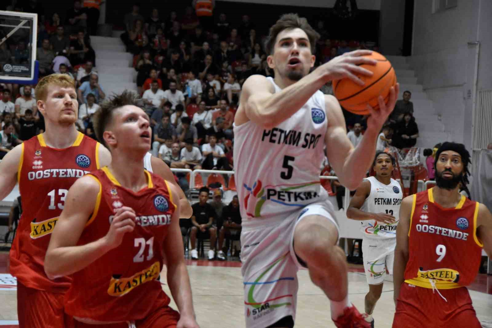 FIBA Şampiyonlar Ligi: Aliağa Petkimspor: 77 - Filou Oostende: 74
