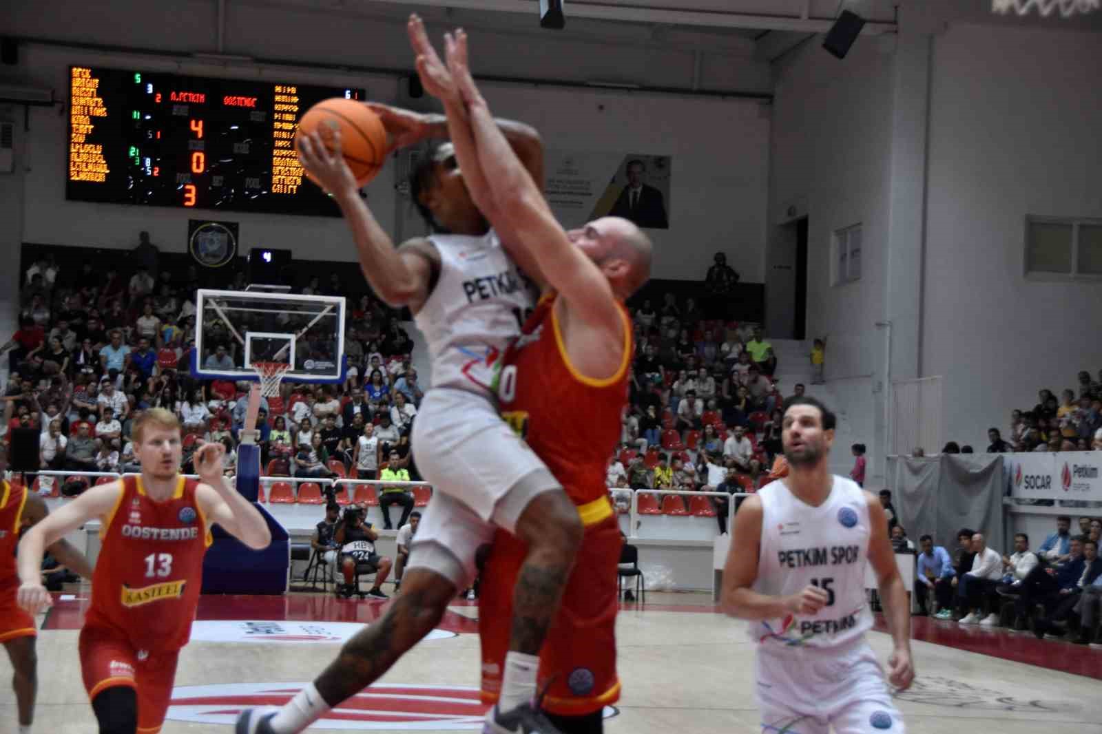 FIBA Şampiyonlar Ligi: Aliağa Petkimspor: 77 - Filou Oostende: 74
