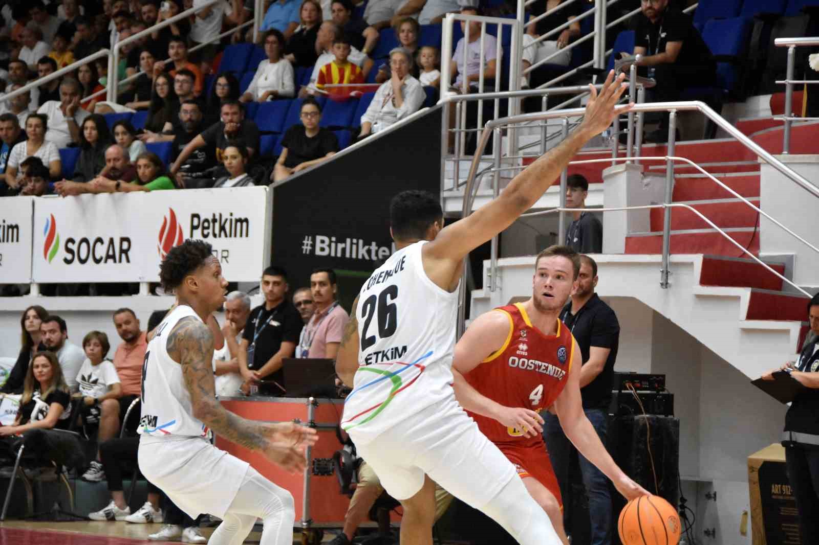 FIBA Şampiyonlar Ligi: Aliağa Petkimspor: 77 - Filou Oostende: 74
