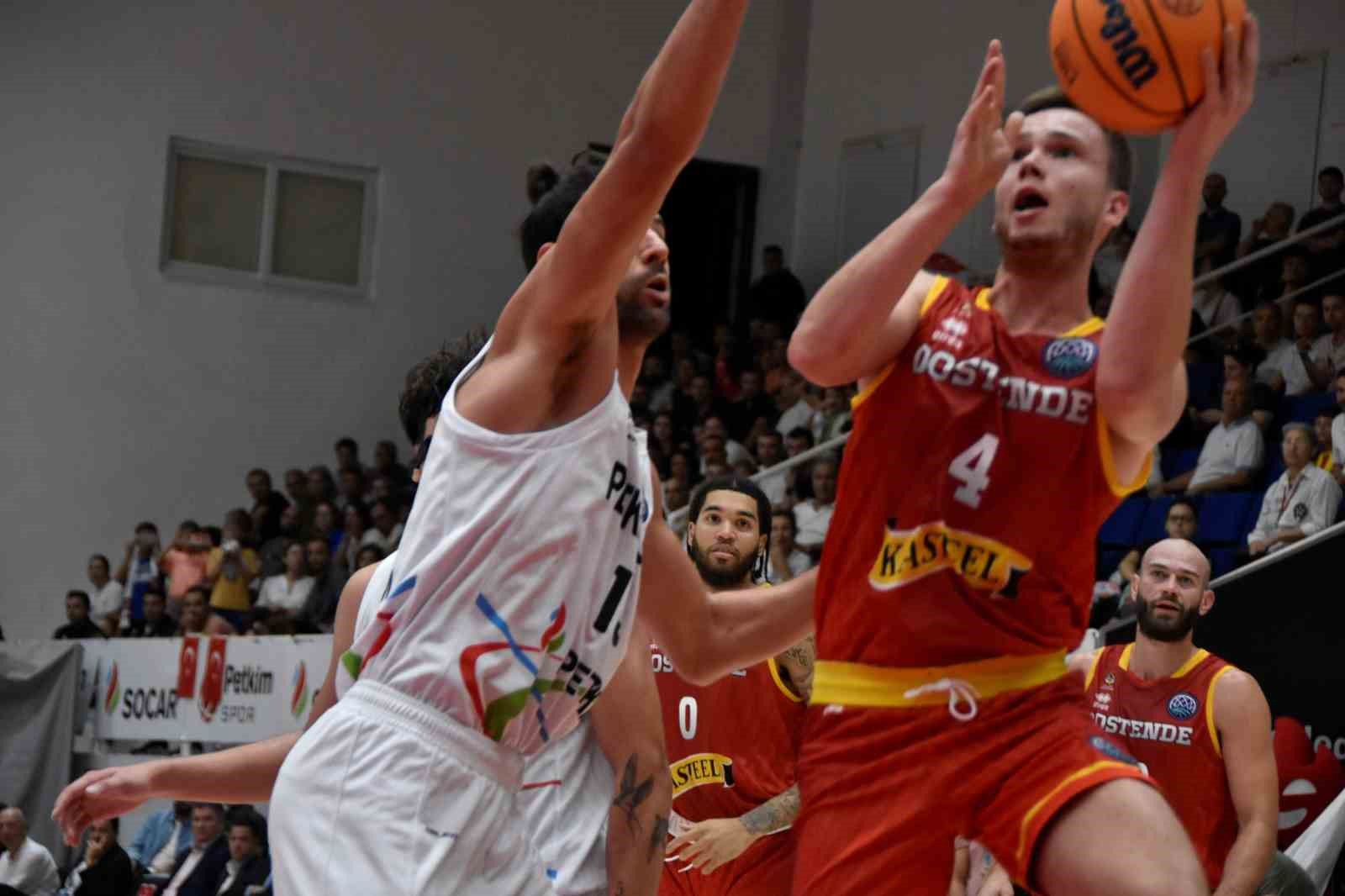 FIBA Şampiyonlar Ligi: Aliağa Petkimspor: 77 - Filou Oostende: 74
