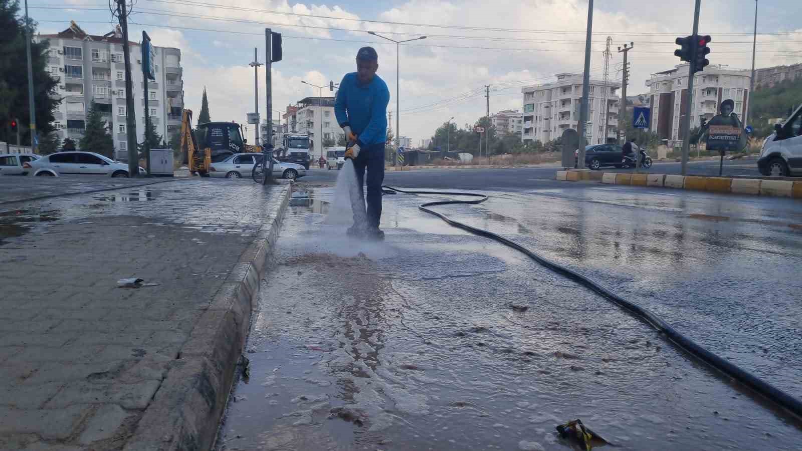 Adıyaman’daki cadde ve sokaklarda temizlik seferberliği
