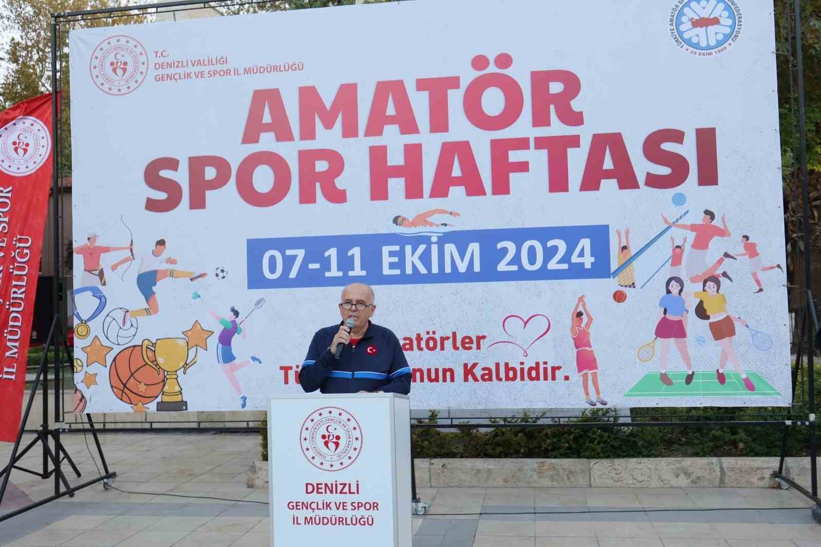 Denizli’de Amatör Spor Haftası coşkuyla kutlandı
