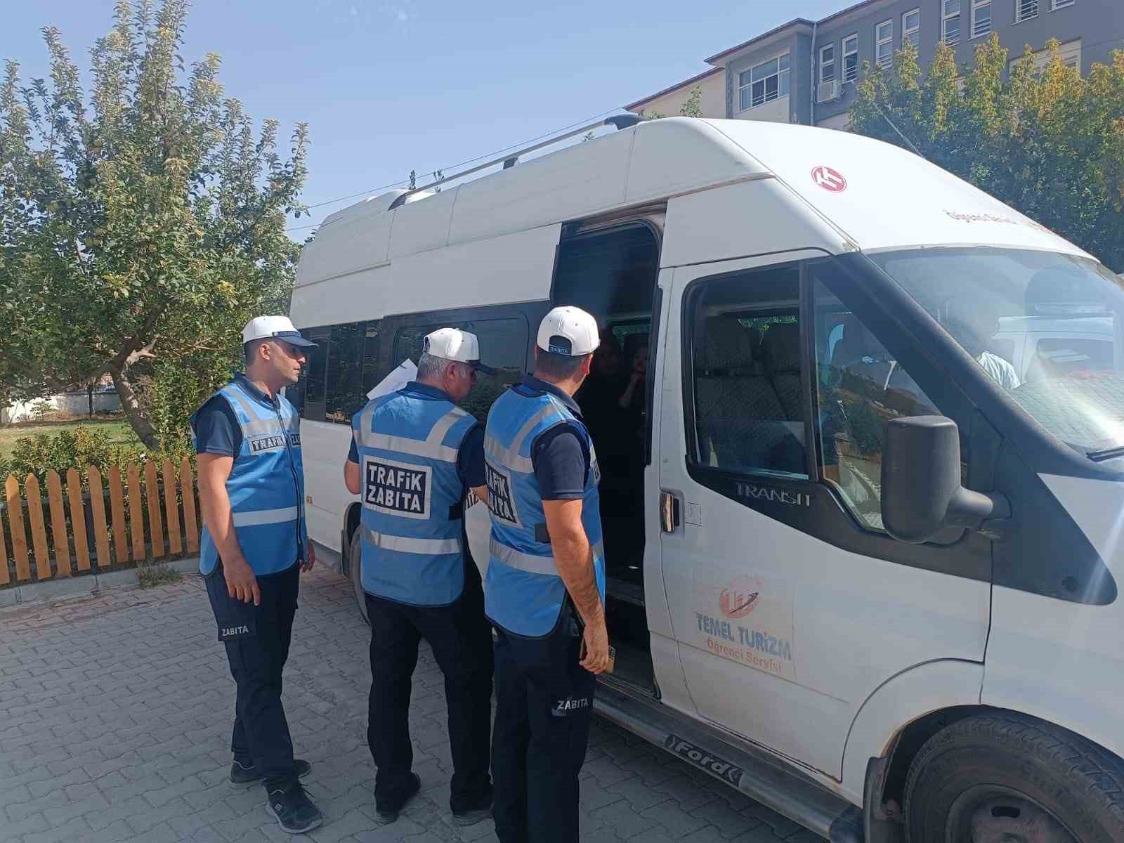 Öğrenci servislerine yönelik denetimler devam ediyor
