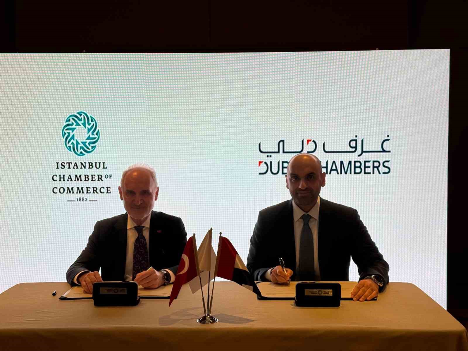 Dubai ve İstanbul ticaret odaları iş birliği anlaşması imzaladı
