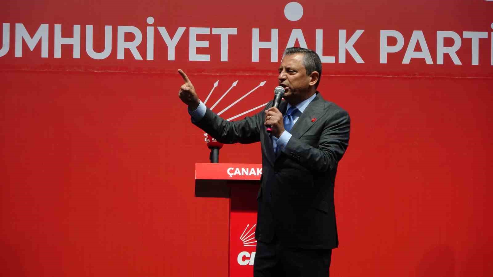 CHP Genel Başkanı Özel: 