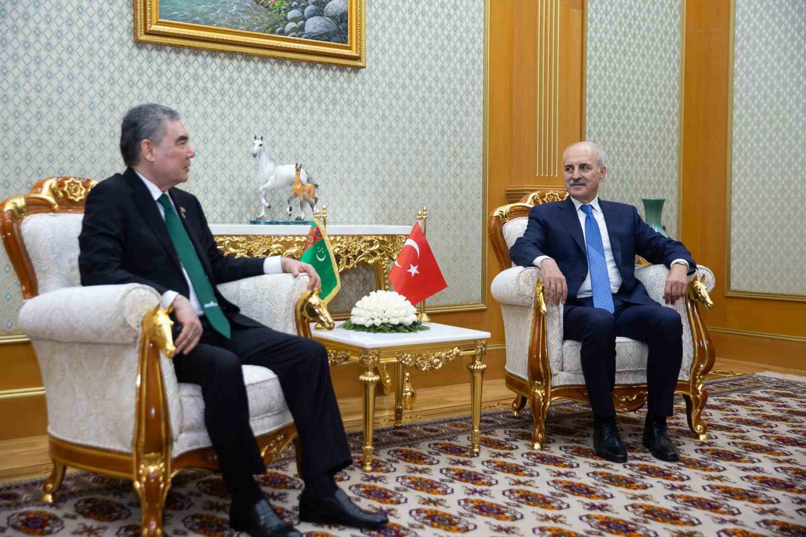 TBMM Başkanı Kurtulmuş, Türkmenistan’da
