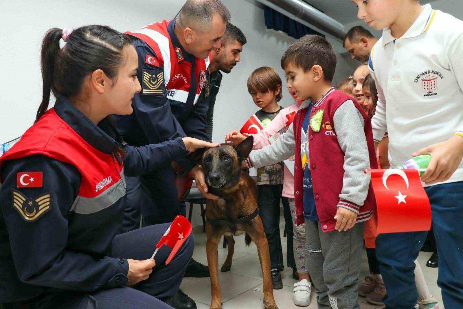 Jandarma ekipleri hayvanları koruma günüyle ilgili etkinlik gerçekleştirdi
