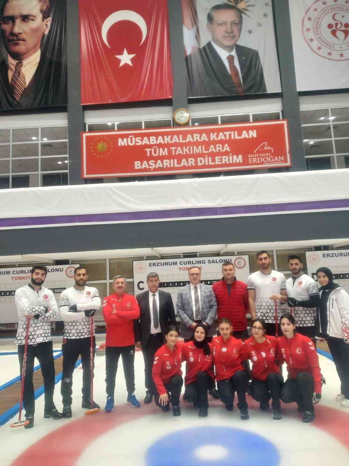 Milli Curlingçilere Kaymakam morali
