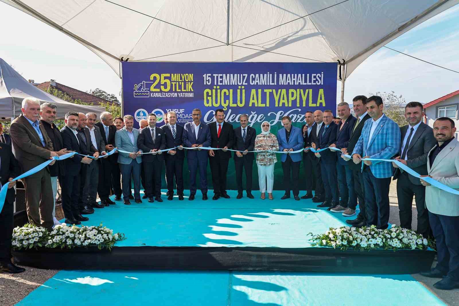 Sakarya’da 25 milyon TL’lik alt yapı yatırımı için ilk kazma vuruldu
