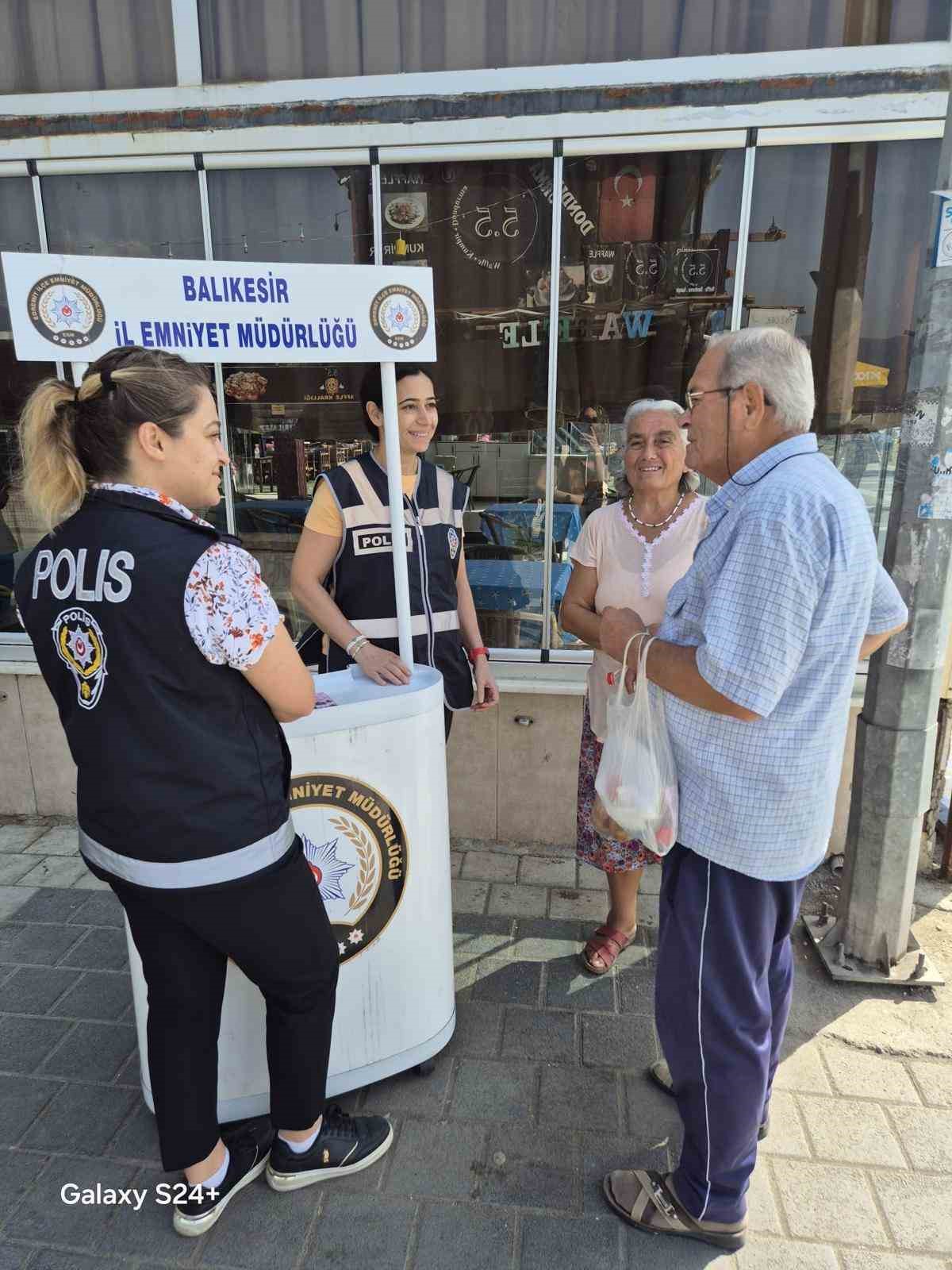 Polis’ten KADES bilgilendirme çalışması
