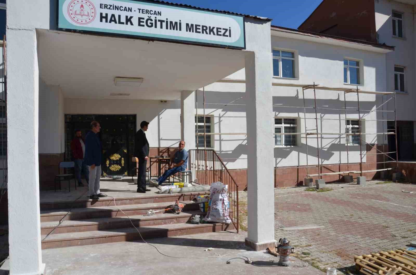 Tercan Halk Eğitim Merkezi yenileniyor
