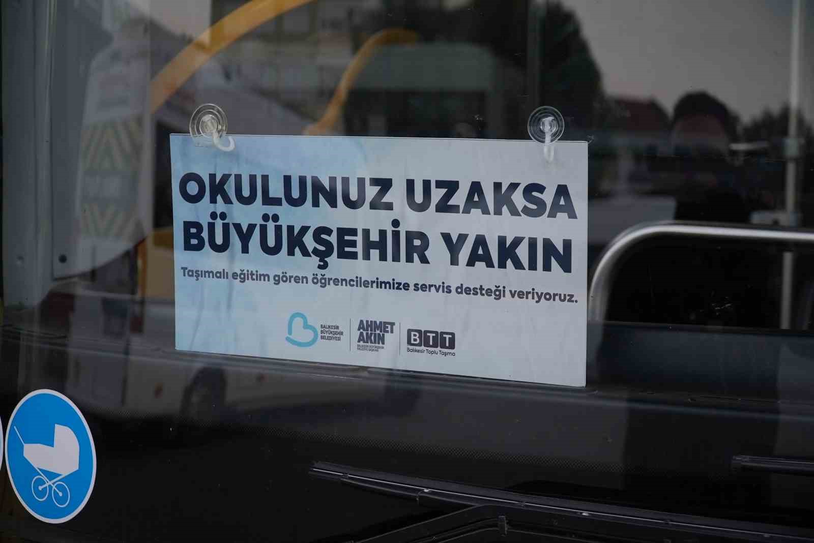 Balıkesir Büyükşehir’in ulaşım desteği aileleri sevindirdi
