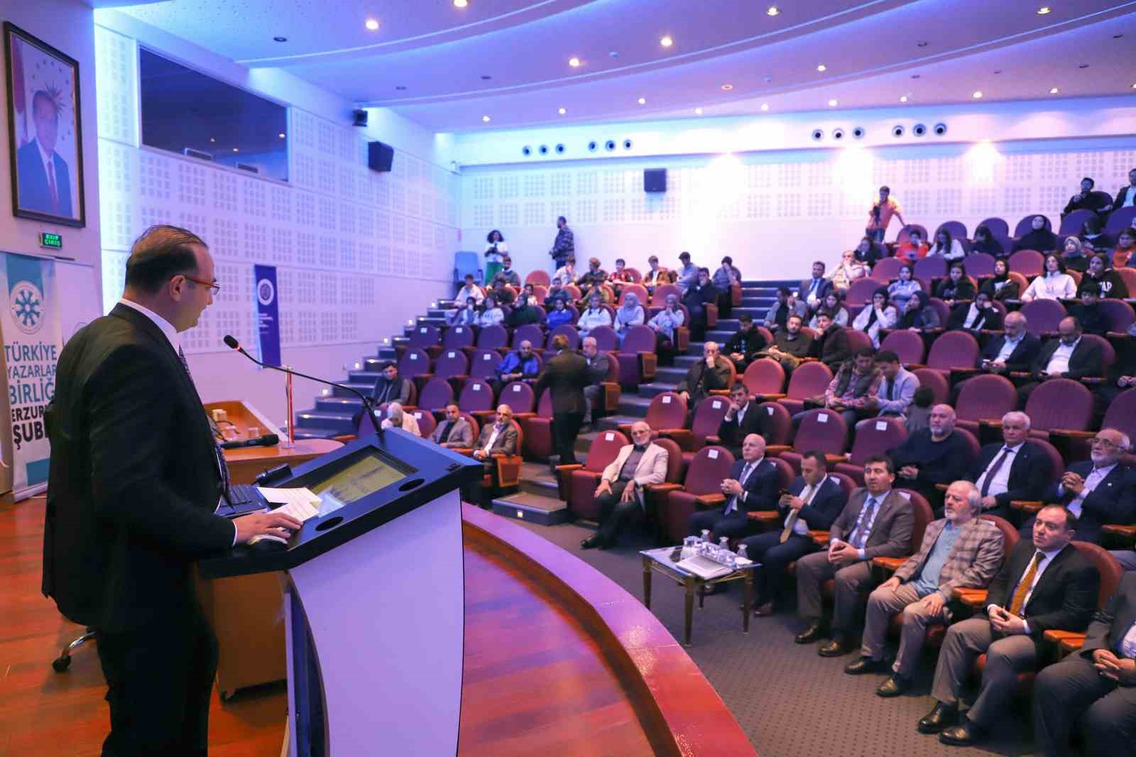 Atatürk Üniversitesi’nde TYB kurucusu Mehmet Doğan anıldı
