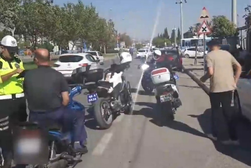 Kahramanmaraş polisinden motosiklet denetimi
