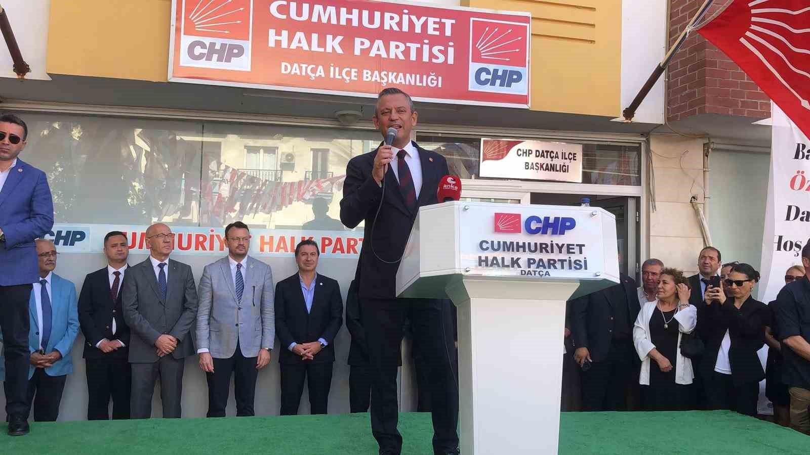 CHP lideri Özel, 13 bin oy aldığı Datça’da bin kişiye seslendi
