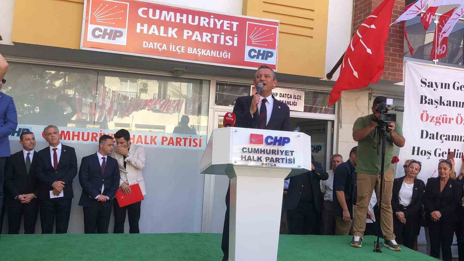 CHP lideri Özel, 13 bin oy aldığı Datça’da bin kişiye seslendi
