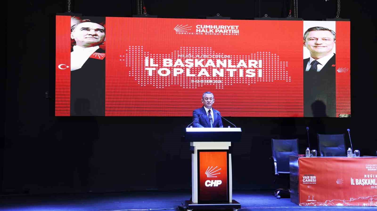 Özgür Özel, Bodrum’da İl Başkanları Toplantısı’nda konuştu: 